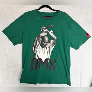 DMX x Shoe Palace T-Shirt Men’s Large Green Graphic Cotton Short Sleeve Outdoor